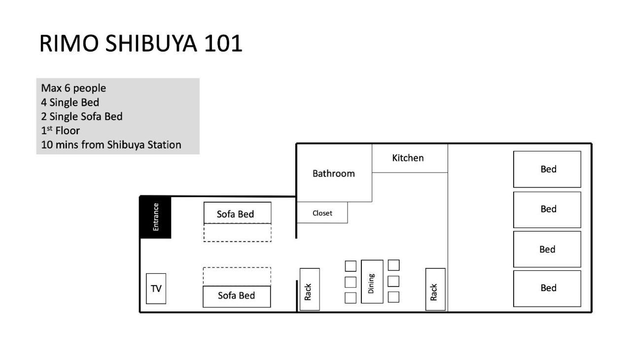 Rimo Shibuya 101 Apartament Tokio Zewnętrze zdjęcie